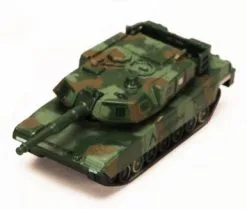 Showcasts Super Tank Team M1 Abrams, Forest Green Camouflage - 8882/3D - 6.5 Inch Scale Diecast Model