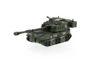 Showcasts Super Tank Team M109 Paladin, Green And Tan Camouflage - 8882/3D - 6.5 Inch Scale Diecast Model