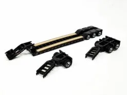 XL 120 Low-Profile HDG Trailer W/2 Boosters, Black - Diecast Masters 91032 - 1/50 Diecast Replica