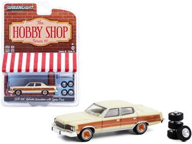 ModelToyCars 1978 AMC Matador Barcelona W/Spare Tires, Sand Beige/Tan - Greenlight 97100C - 1/64 Diecast Car