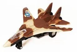 Super Flighters - F-14 Tomcat Fighter Plane, Desert Tan - Showcasts 9860D - 4.75 Inch Scale Diecast Model Replica (Brand New, But NOT IN BOX)