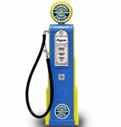Lucky Road Signature Digital Gas Pump Oldsmobile Service, Blue - Yatming 98701 - 1/18 Scale Diecast Model