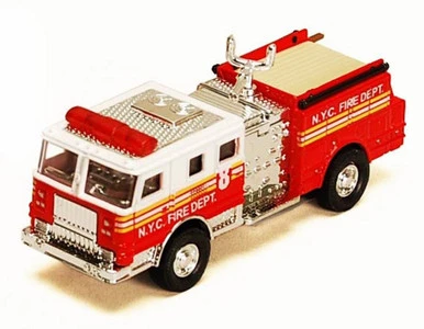 Showcasts NYC Fire Engine W/ Water Cannon 9923/4D 4.75 Inch Scale Diecast Model (Brand New, But NOT IN BOX)