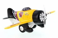 Classic Wing Airplane, Yellow - Showcasts 998D - Diecast Model Toy Airplane