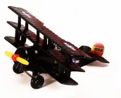 Classic Air Bi-plane, Red - Showcasts 9996/7 - 4.5 Inch Scale Diecast Model Toy Airplane