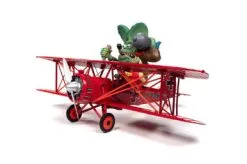 1930 Waco Straightwing, Red - Auto World AW309 - 1/30 Scale Diecast Model Plane