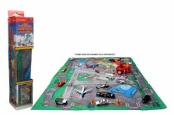 Large Airport Playmat (Felt), Green And Grey - Daron HR2039 - Playmat