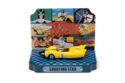 Johnny Lightning Racer X Shooting Star #9 With Collectible Tin Display, JLSP121/24 1/64 Scale Diecast Model Toy Car
