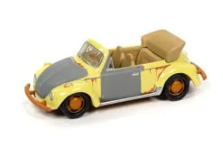 Johnny Lightning 1975 Volkswagen Super Beetle Cnvrtbl Berberand Primer JLSP145/24A 1/64 Scale Diecast Model Toy Car
