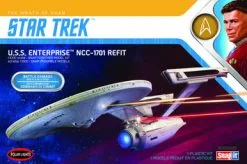 U.S.S. Enterprise NCC-1701 Refit, Star Trek - Polar Lights POL974M - 1/1000 Scale Plastic Model Kit