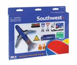 Southwest Airlines Playset, Blue - Daron RT8181-1 - Diecast Model Toy Car