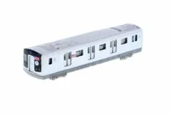 Showcasts MTA Pullback Subway Car, Gray - Daron TM703 - Diecast Model Toy Car