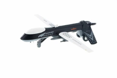 Showcasts Predator Drone W/ Light & Sound, Black - Daron TM8170 - Diecast Model Military Vehicle