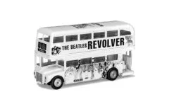 The Beatles London Bus "Revolver", White - Corgi CG82340 - 1/64 Scale Diecast Model Toy Bus