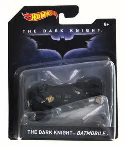 Mattel Hot Wheels The Dark Knight Batmobile, Black - Mattel DKL20A - 1/50 Scale Diecast Model Vehicle