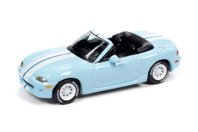 ModelToyCars 1999 Mazda Miata, Light Blue - Johnny Lightning JLSF018/48A - 1/64 Scale Diecast Model Toy Car