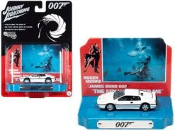 Johnny Lightning 1976 Lotus Esprit S1 James Bond The Spy Who Loved Me JLSP118/24 - 1/64 Scale Diecast Model Toy Car