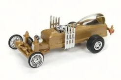 Johnny Lightning The Barris Drag-u-la, Gold - Round 2 JLSS003 - 1/64 Scale Diecast Model Toy Car