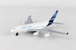 Showcasts Airbus A380 Single Plane, White - Daron RT0380 - Diecast Model Airplane Replica