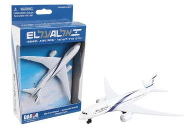 El Al Single Plane, White - Daron RT1444 - Diecast Model Plane