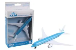 KLM Single Plane, Blue - Daron RT2384 - Diecast Model Plane