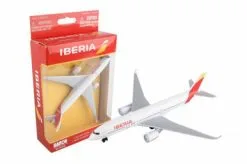 Iberia Single Plane, White With Red - Daron RT3724 - Diecast Model Toy Airplane