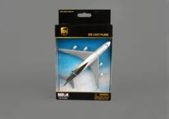 Showcasts UPS Single Plane, White - Daron RT4344 - Diecast Model Airplane Replica