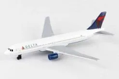 Showcasts Delta Single Plane, White - Daron RT4994 - Diecast Model Airplane Replica
