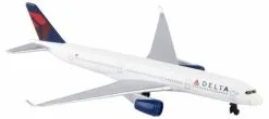 Daron Delta A350, White - Real Toy RT4995 - Model Toy Airplane
