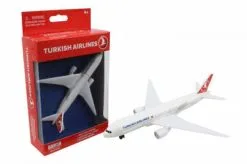 Turkish Single Plane, White With Red - Daron RT5404 - Diecast Model Toy Airplane