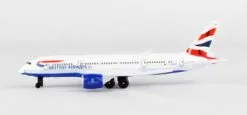 Showcasts British Airways 787 Single Plane, White - Daron RT6005 - Diecast Model Airplane Replica