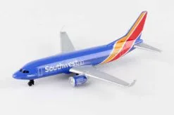 Showcasts Southwest Single Plane New Livery, Blue - Daron RT8184-1 - Diecast Model Airplane Replica