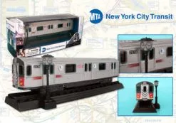 Showcasts Mta Diecast Subway Car, Gray - Daron RT8555 - Diecast Model Toy Car