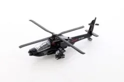 Combat Copter With Lights & Sounds, Black - ModelToyCars SL362/1DB - Diecast Toy Helicopter