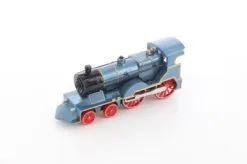 Classic Train With Sound And Lights, Blue - ModelToyCars SL675DB - Diecast Toy Train